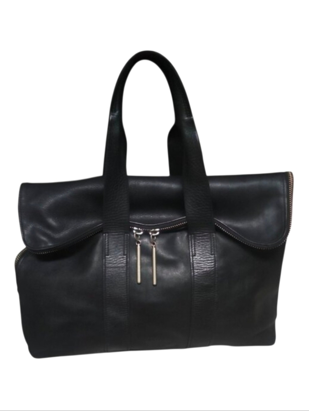 3.1 PHILLIP LIM | Black Leather 31 Hour Tote Bag